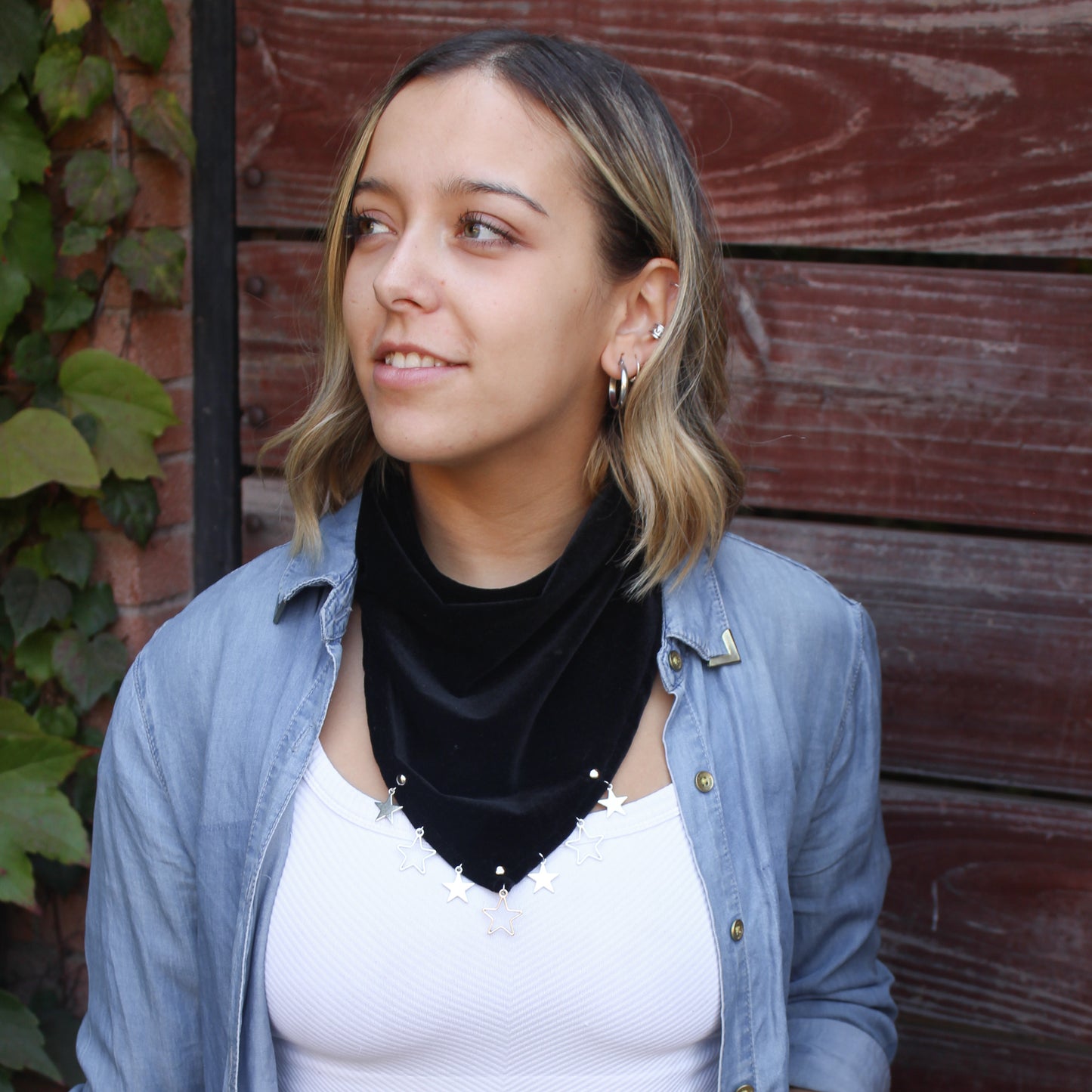 Bandana Cristina, hecha a mano en Chile — Elefanterosado
