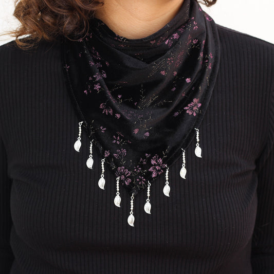 Bandana Ynka morada, hecha a mano — Elefanterosado